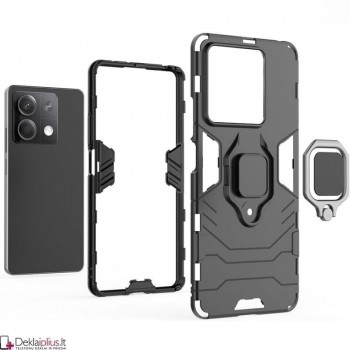 Sustiprintas dėklas 4in1 - juodas (Xiaomi Redmi Note 13 5G) Sustiprintas dėklas 4in1 - juodas (Xiaomi Redmi Note 13 5G)